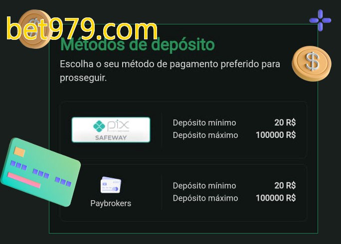O cassino bet979.combet oferece uma grande variedade de métodos de pagamento