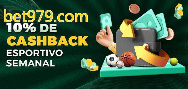 10% de bônus de cashback na bet979.com