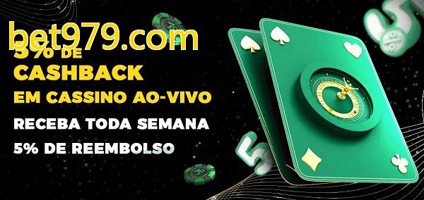 Promoções do cassino ao Vivo bet979.com